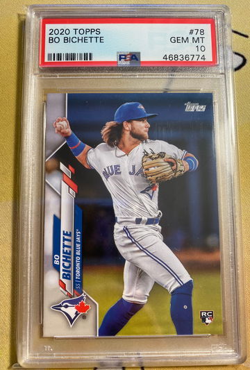 Bo Bichette Topps PSA 10 Rookie