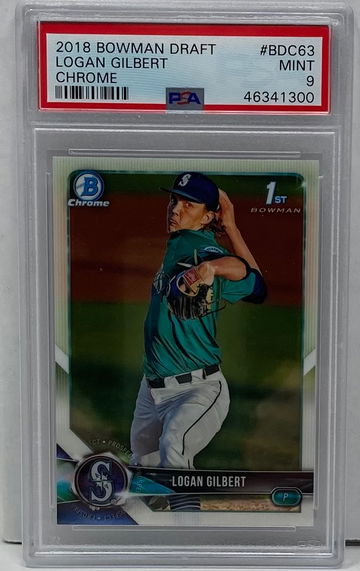 Logan Gilbert 2018 Bowman Chrome 