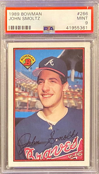 1989 Bowman John Smoltz PSA 9