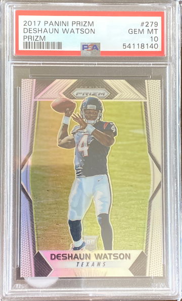 2017 Prizm Deshaun Watson RC #279 PSA 10 Gem Mint Rookie Card