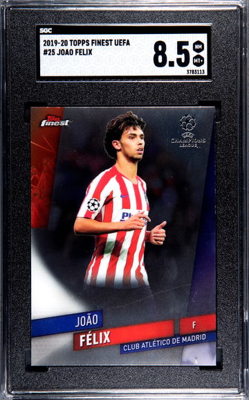2019-20 Topps Finest UEFA #25 Joao Felix SGC 8.5
