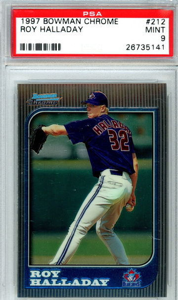 1997 BOWMAN CHROME ROY HALLADAY PSA 9