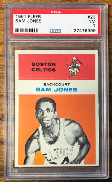 1961 Fleer Sam Jones PSA 7 HOF RC