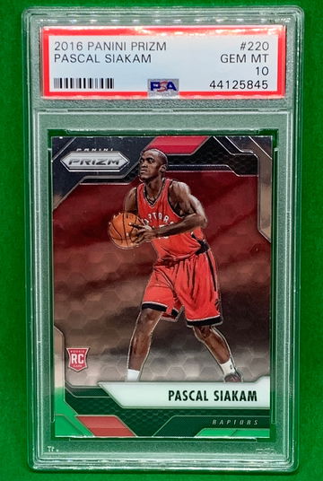2016 Prizm Pascal Siakam Rookie PSA 10