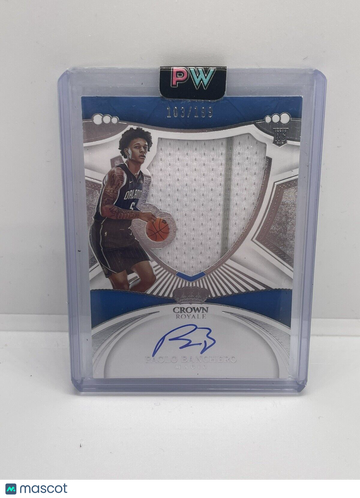 2022-23 Crown Royale Paolo Banchero RPA Silhouettes RC Auto Jumbo Jersey /199