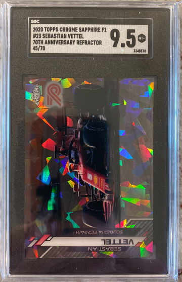 2020 Topps Chrome F1 Sebastian Vettel /70