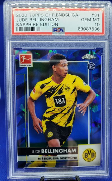 2020 Jude Bellingham Bundesliga Sapphire PSA 10