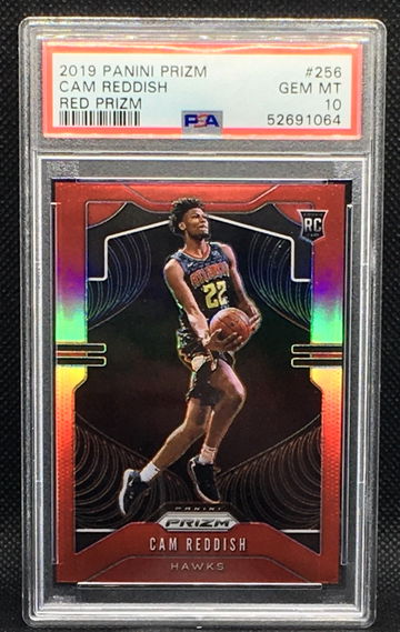 2019-20 Cam Reddish Panini Prizm Red Rookie /299 PSA 10