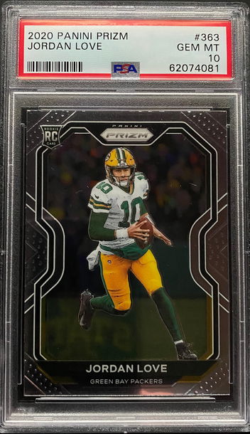 2020 Panini Prizm #363 Jordan Love - PSA 10 