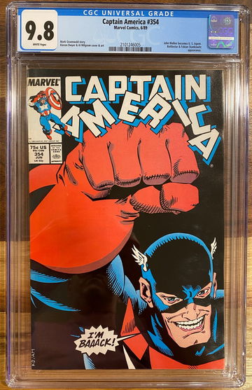 Captain America #354 CGC 9.8 1st U.S. Agent