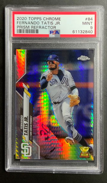2020 Topps Chrome #84 Fernando Tatis Jr PSA 9 MINT