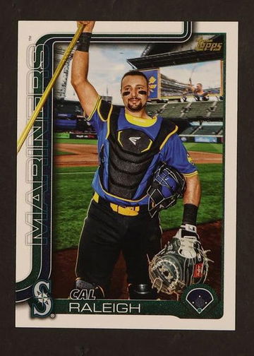 2025 Topps Series 2 Cal Raleigh Gold Mirror Variation SSP
