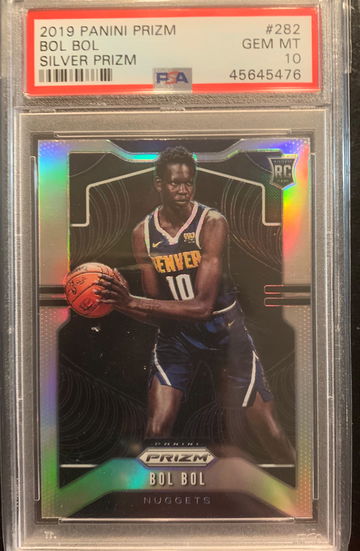 2019 Prizm Silver Bol Bol PSA 10
