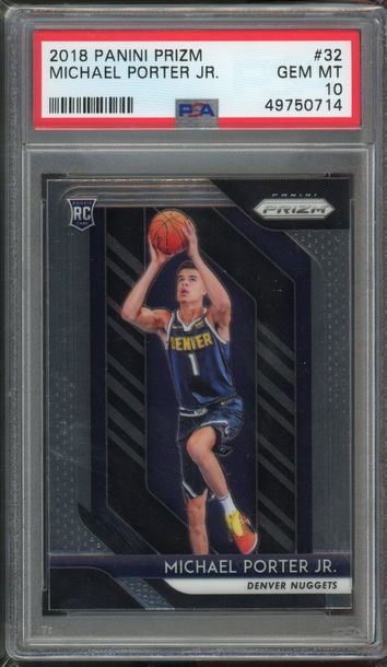 2018 Prizm Michael Porter Jr PSA 10