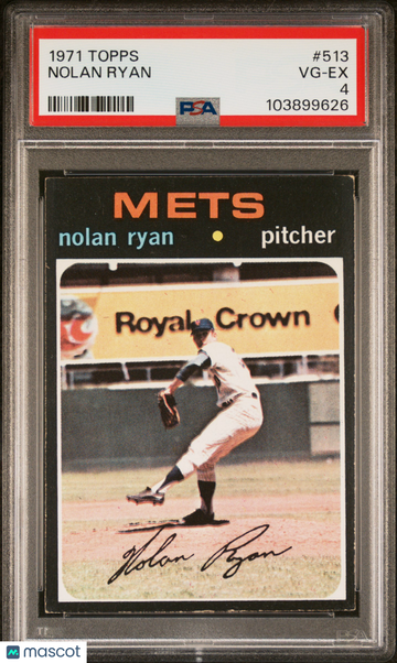 1971 Topps Nolan Ryan #513 PSA 4