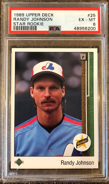 1989 Upper Deck Randy Johnson psa 6 #25