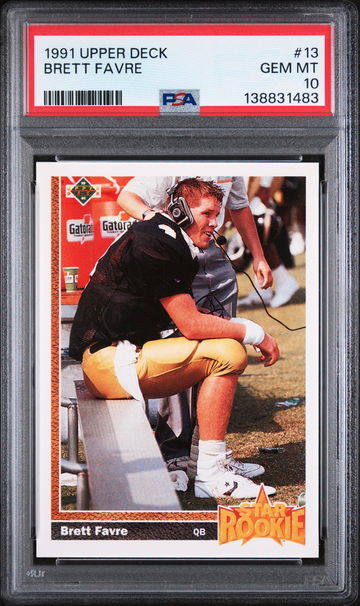 1991 Upper Deck Star Rookie Brett Favre #13 PSA 10