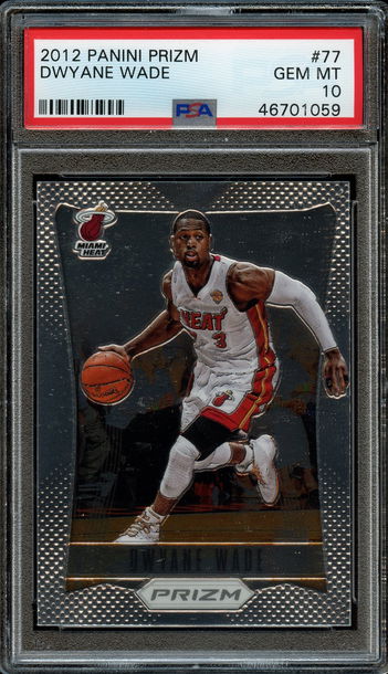 2012 Prizm #77 Dwyane Wade PSA 10