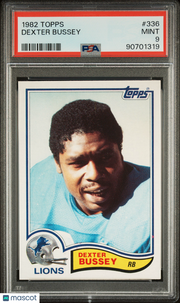 1982 Topps Dexter Bussey #336 PSA 9
