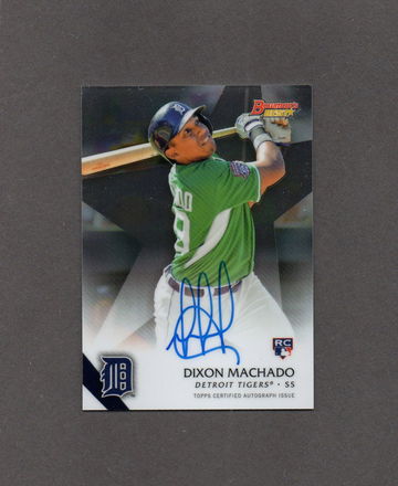2015 Bowman's Best Dixon Machado Autograph RC