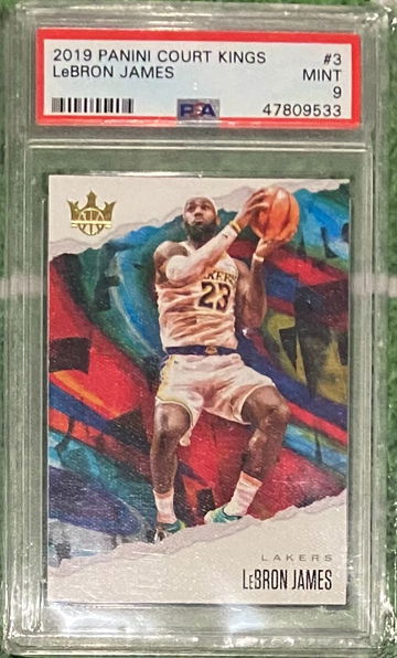 Lebron James 2019 Court Kings PSA 9