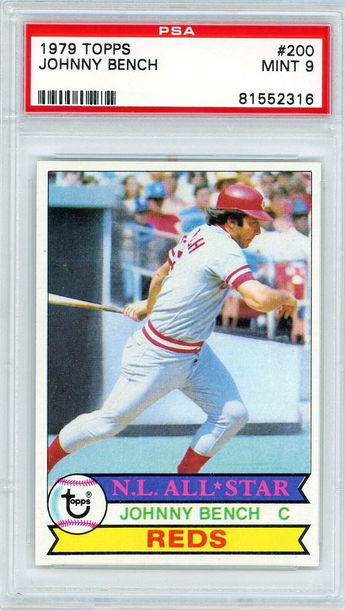 1979 Topps Johnny Bench #200 PSA 9 P1318