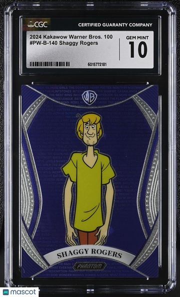 2024 Kakawow Warner Bros. 100 Shaggy Rogers #PW-B-140 CGC 10