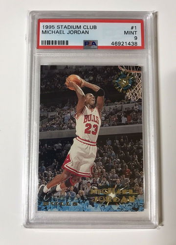 1995 Topps Stadium Club Michael Jordan #1 PSA 9 MINT