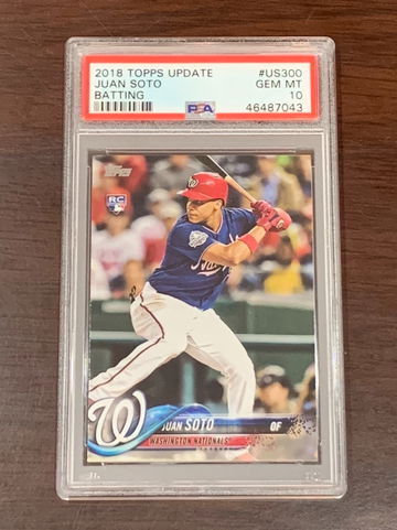 2018 Topps Update Juan Soto PSA 10