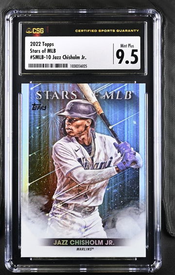 2022 Topps Stars of MLB Jazz Chisholm CSG 9.5 Mint Plus
