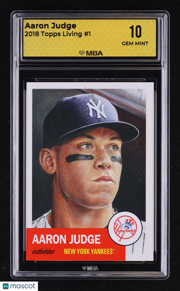 2018 Topps Living Aaron Judge #1 MBA 10