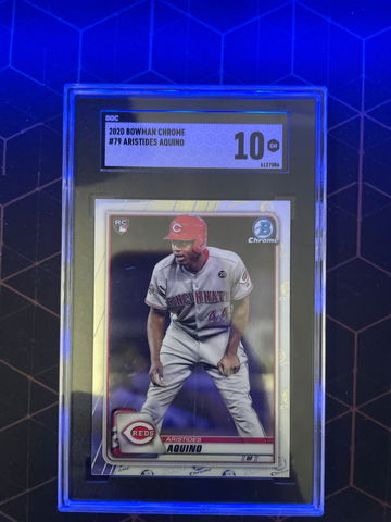 2020 Bowman Chrome #79 Aristides Aquino SGC 10