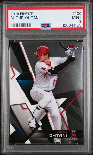 2018 Finest Shohei Ohtani #100 PSA 9