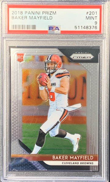2018 Prizm Baker Mayfield PSA 9