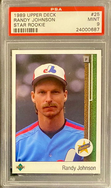 1989 Upper Deck Randy Johnson PSA 9