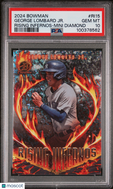 2024 Bowman Rising Infernos George Lombard JR. #RI15 Mini Diamond PSA 10