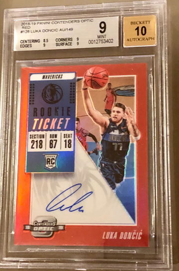 Luka Doncic Red contenders optic