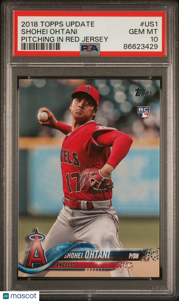 Shohei Ohtani 2018 Topps Update #US1 PSA 10