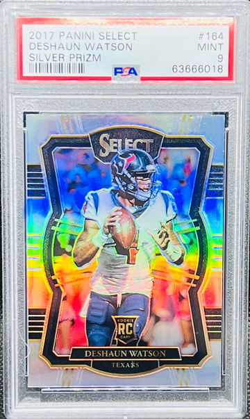 Deshaun Watson 2017 Select Silver Premier Rookie PSA 9