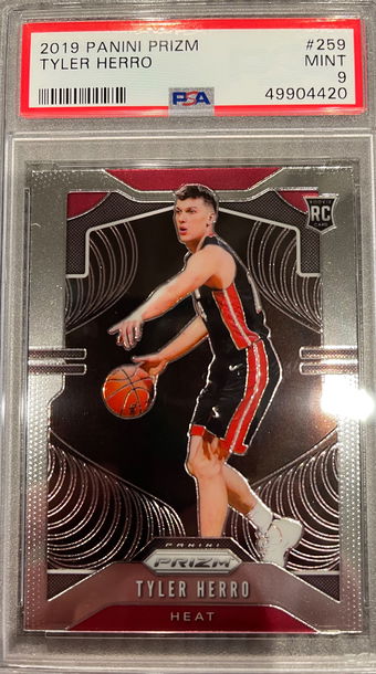 Tyler Herro 2019 Prizm PSA 9