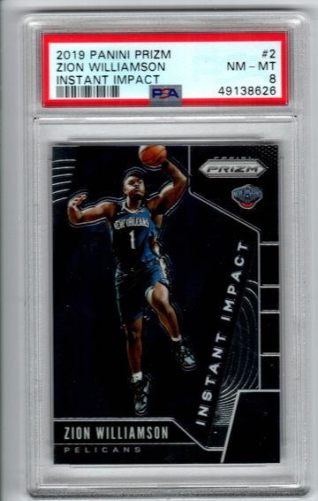 2019 Panini Prizm Zion Williamson Instant Impact