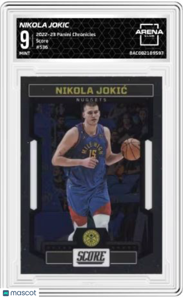 2022-23 Panini Chronicles Nikola Jokic #536 Score Arena Club 9