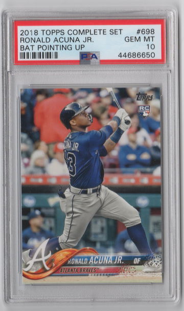 2018 Topps Complete Set Ronald Acuna Jr. PSA 10