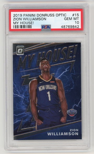 Zion Williamson 2019 Optic My House PSA 10 Rookie