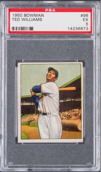 1950 Bowman Ted Williams