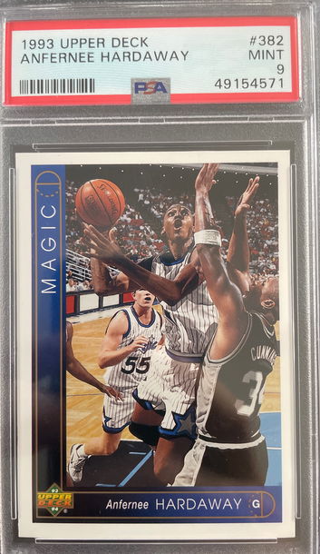 1993 Upper Deck Anfernee Hardaway Rookie #382 PSA 9 Mint