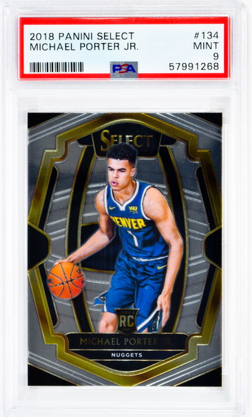 2018 Michael Porter Jr. Panini Select #134 PSA 9