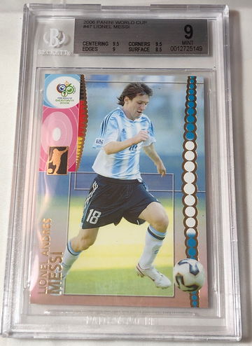 2006 PANINI WRLD CUP #47 LEONEL MESSI  MINT 9