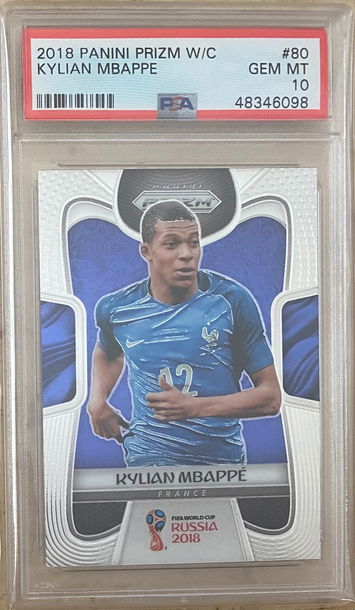 2018 Prizm Kylian Mbappe #80 PSA 10
