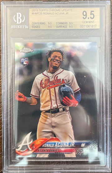 2018 Topps Chrome Update Ronald Acuna Jr #HMT25